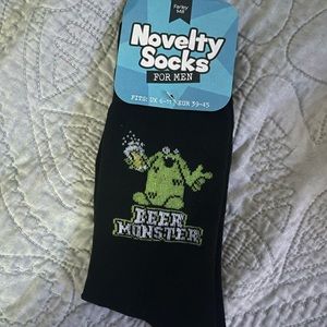 UK EUR Farley Mill Brand New Beer Monster Design Socks For Men Or Women